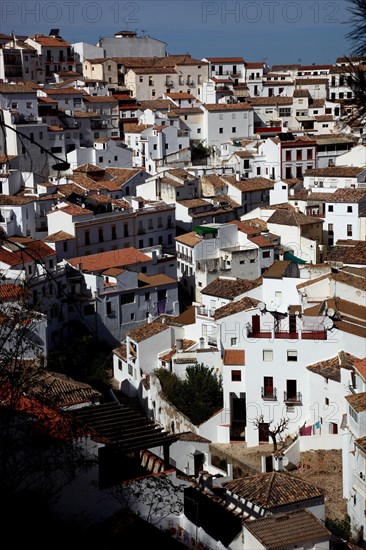 White village in the Sierra de Grazalema