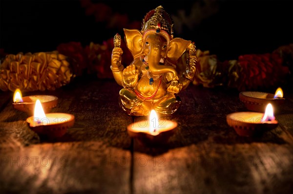 Ganesh Chaturthi or Diwali concept