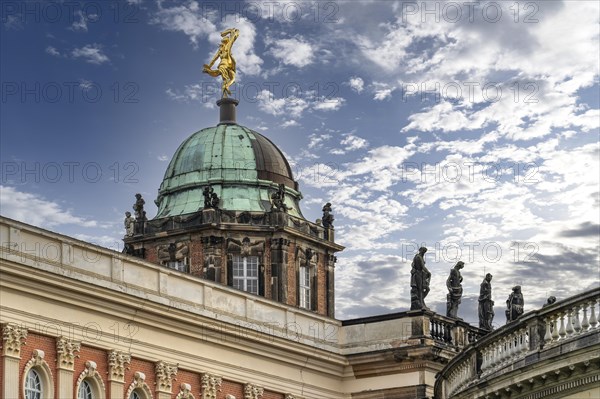 Detail on the historic Neues Palais
