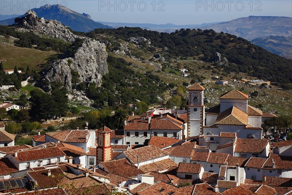Town of Grazalema in the province of Cadiz