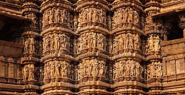 Panorama of famous stone carving sculptures