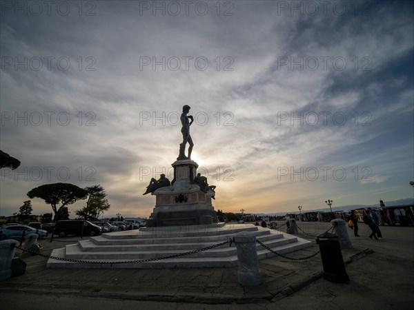 Statue of David in Piazzale Michelangelo