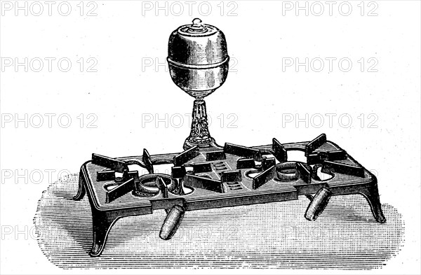 Zweiflammiger Herdkocher aus dem Jahre 1895