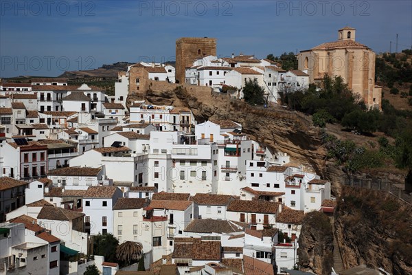 White village in the Sierra de Grazalema