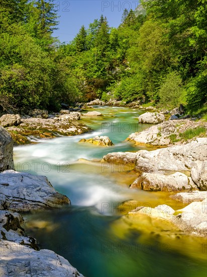 Emerald green Soca River