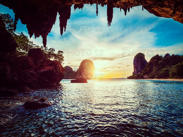 Tropical holidays beach vacation in Thailand tourism concept