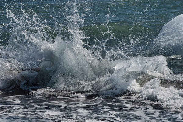 Ice on the beach