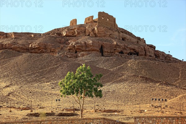 Royal tombs on the Nile near Aswan