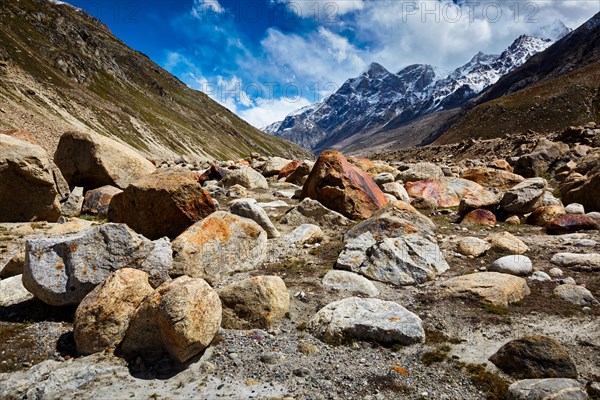 Lahaul Valley in Himalayas. Himachal Pradesh