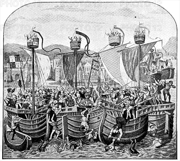 The naval battle of Sluis