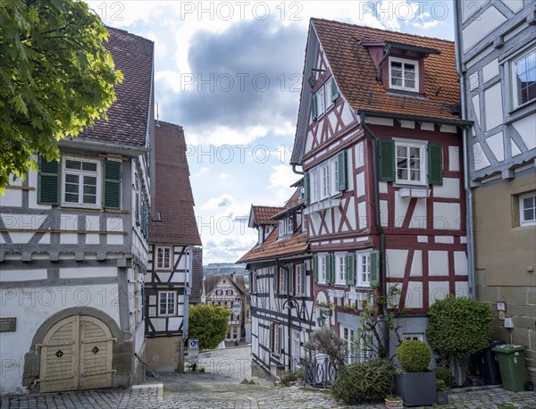 Half-timbered houses in the old town