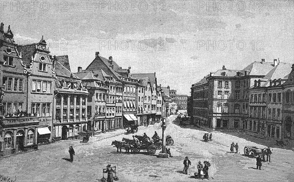 Marktplatz und Porta Nigra in Trier