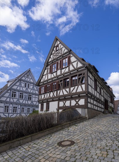 Half-timbered houses in the old town