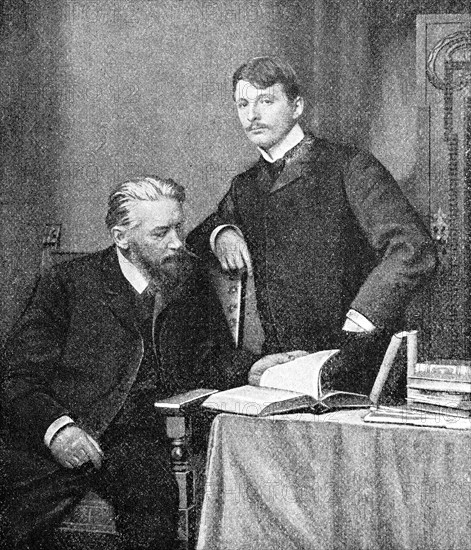 Wilhelm Ostwald und Oscar Gros