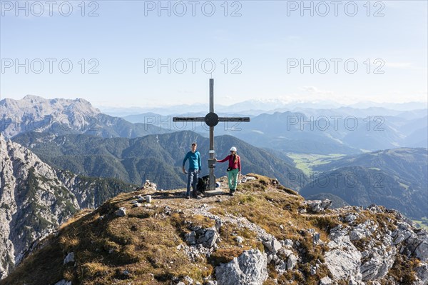 Hiker at the summit of Seehorn
