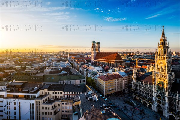 Aerial view of Munich