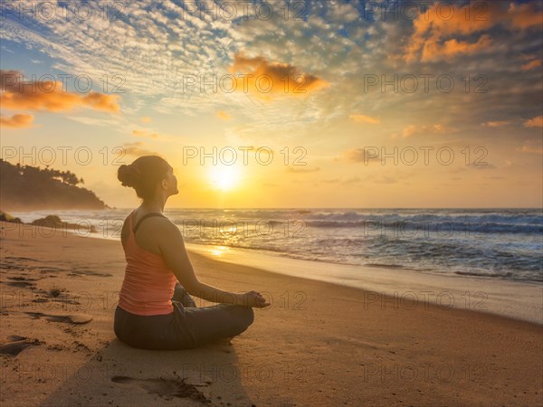 Woman doing yoga