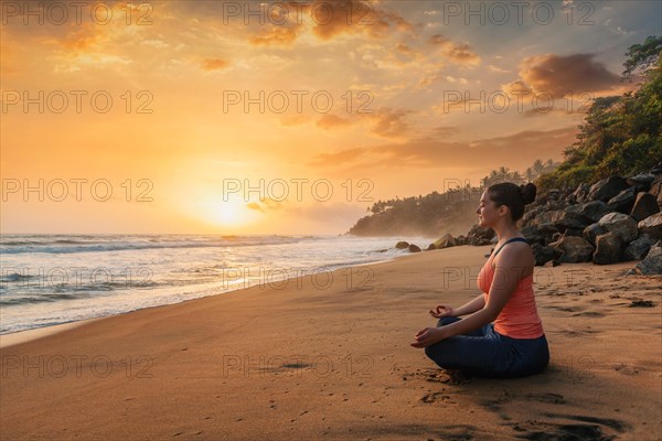 Woman doing yoga