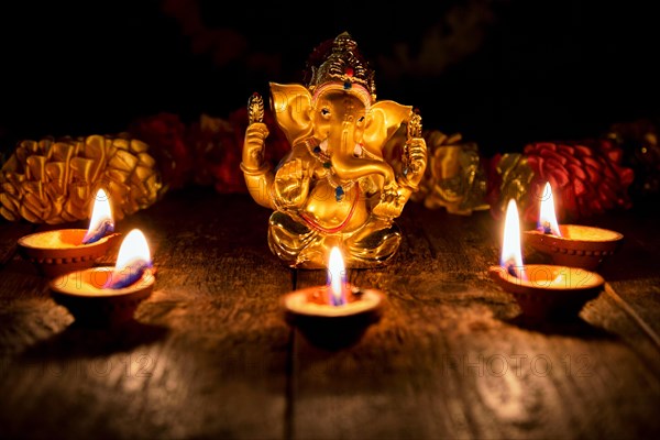 Ganesh Chaturthi or Diwali concept