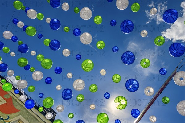 Lanterns over the road