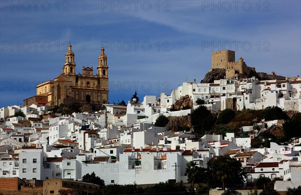 Municipality of Olvera in the province of Cadiz