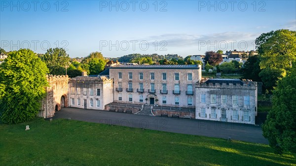 Torre Abbey from a drone