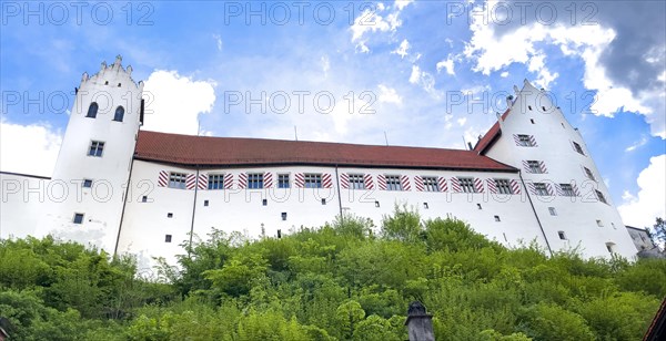 View from city side of Hohes Schloss Fuessen