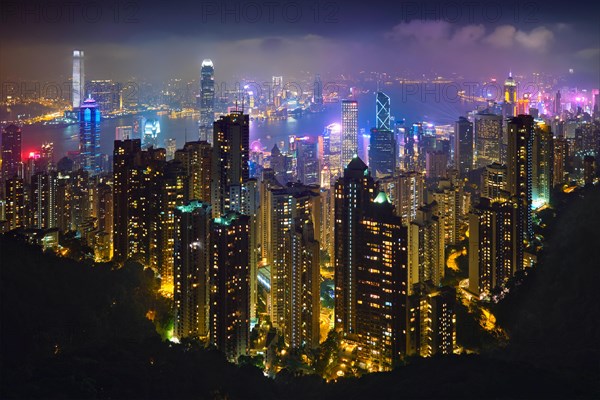 Famous view of Hong Kong