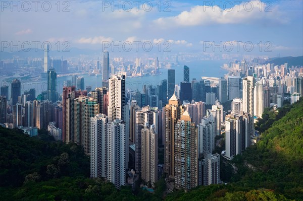 Famous view of Hong Kong