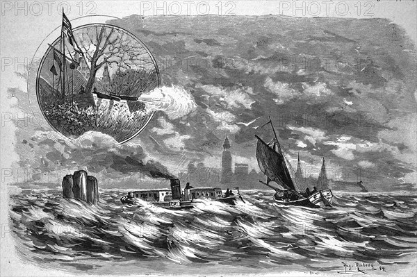 Die Sturmflut bei Hamburg am 22. Dezember 1894