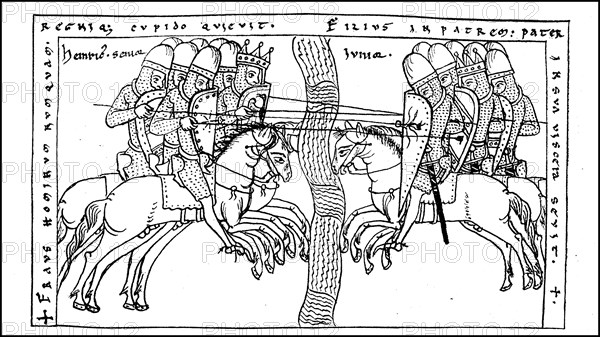 Battle of Henry IV with his son