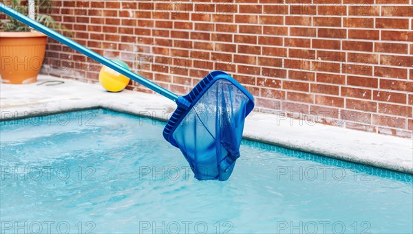 Pool Maintenance with Pool Leaf Skimmer