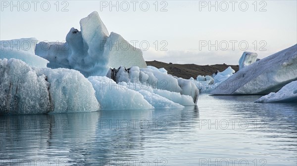 Icebergs in the bay of Yoekulsarlon