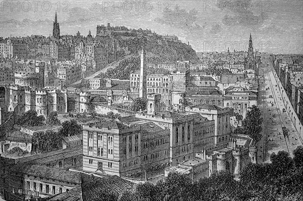 Edinburgh vom Calton Hill aus gesehen