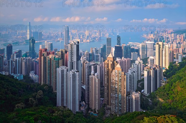 Famous view of Hong Kong