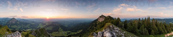 360 degree panorama from Risetestock