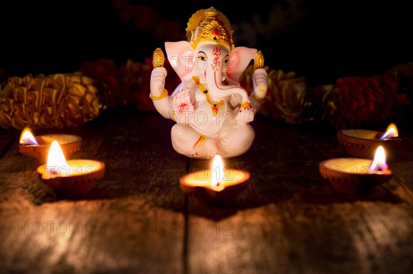 Ganesh Chaturthi or Diwali concept