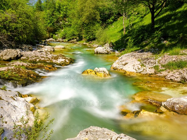 Emerald green Soca River