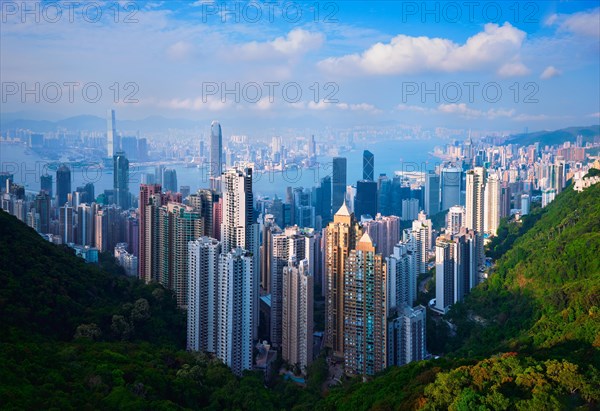 Famous view of Hong Kong