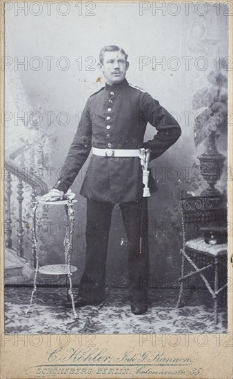 Man in uniform c. 1890