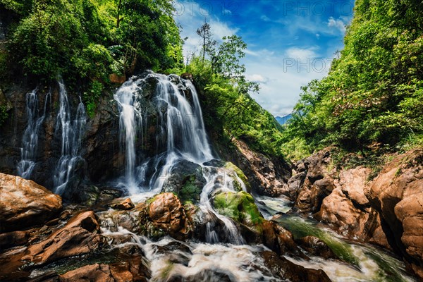 Waterfal near Cat Cat Village near