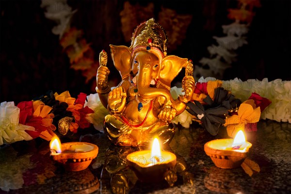 Ganesh Chaturthi or Diwali concept