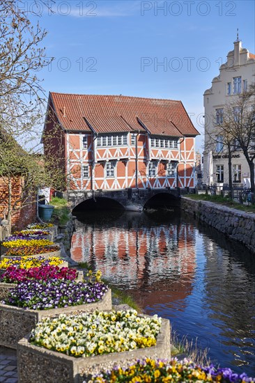 Half-timbered house in the Runden Grube