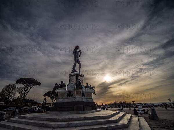 Statue of David in Piazzale Michelangelo