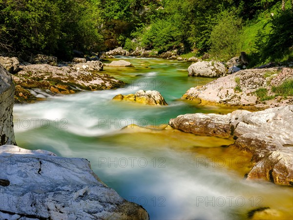 Emerald green Soca River