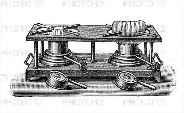 Zweiflammiger Herdkocher aus dem Jahre 1895