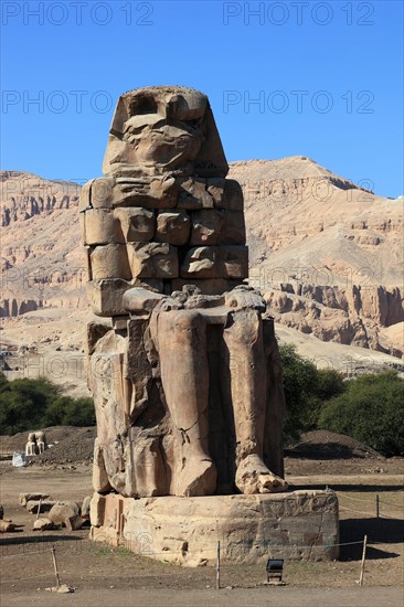 The Memnon Colossi at Luxor