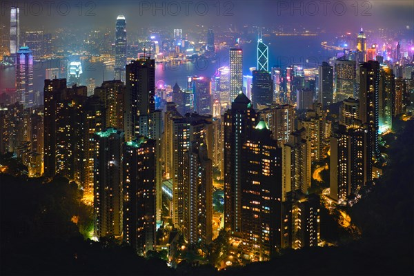 Famous view of Hong Kong