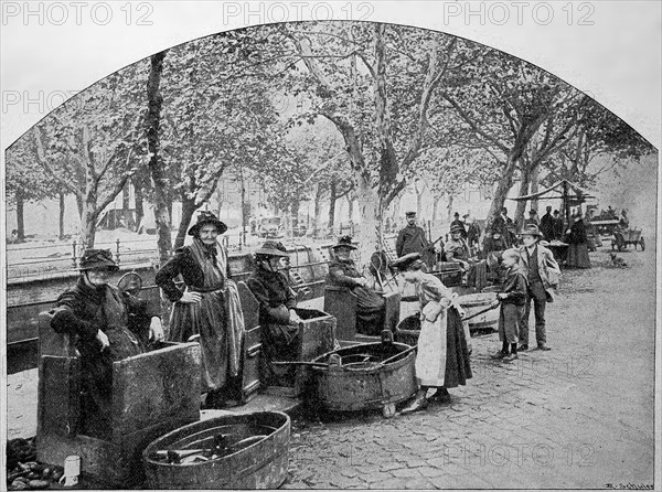 Fischmarkt am Kanal in Potsdam