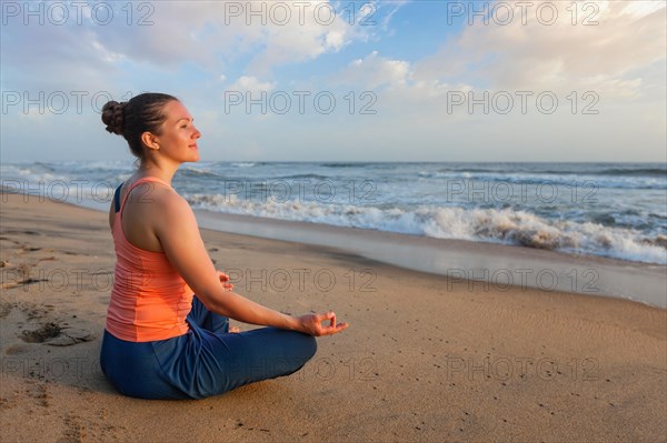 Woman doing yoga